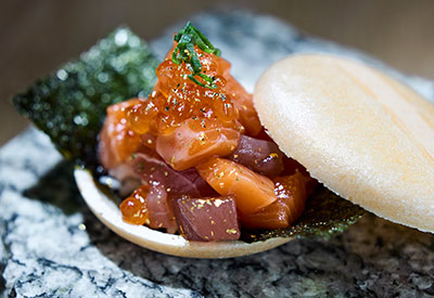 海鮮に食用金箔スターダストA