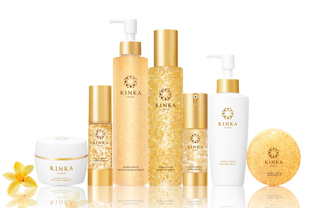 金箔入り化粧品が高浸透保湿にリニューアル 女性の肌悩みにアプローチする Kinka