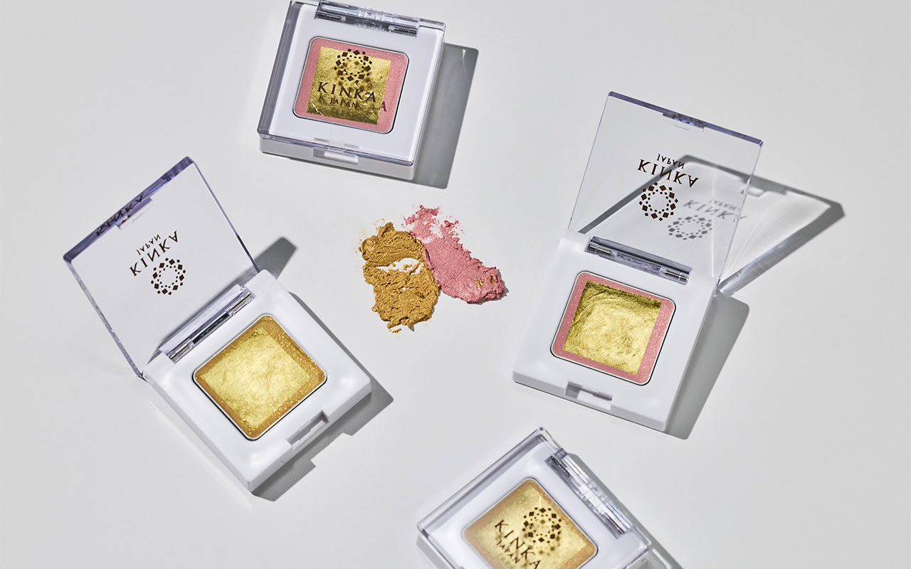 金箔が目元で輝く。気持ち華やぐ伝統工芸の技を活かしたアイシャドウ