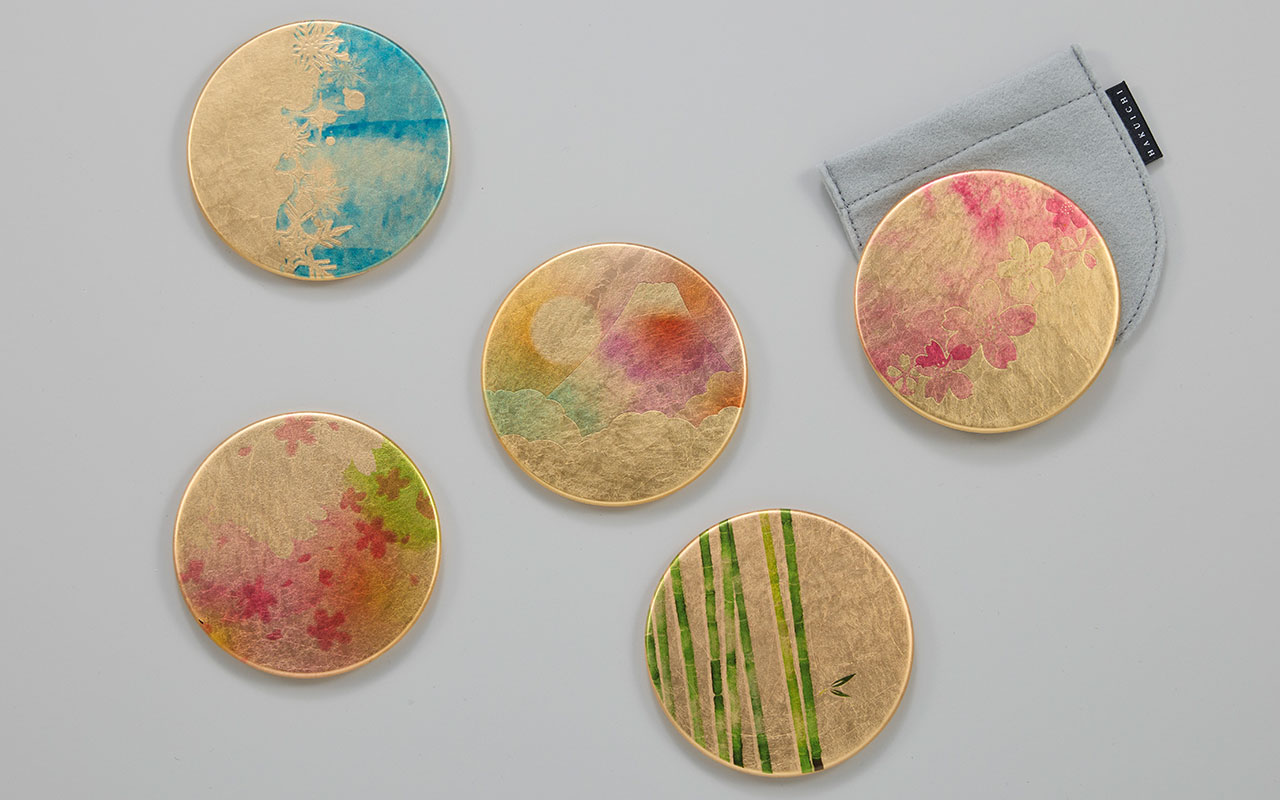 日本の情景を映す、金沢箔コンパクトミラー 「SCENE（シーン）ラウンドミラー」に新ラインナップ登場