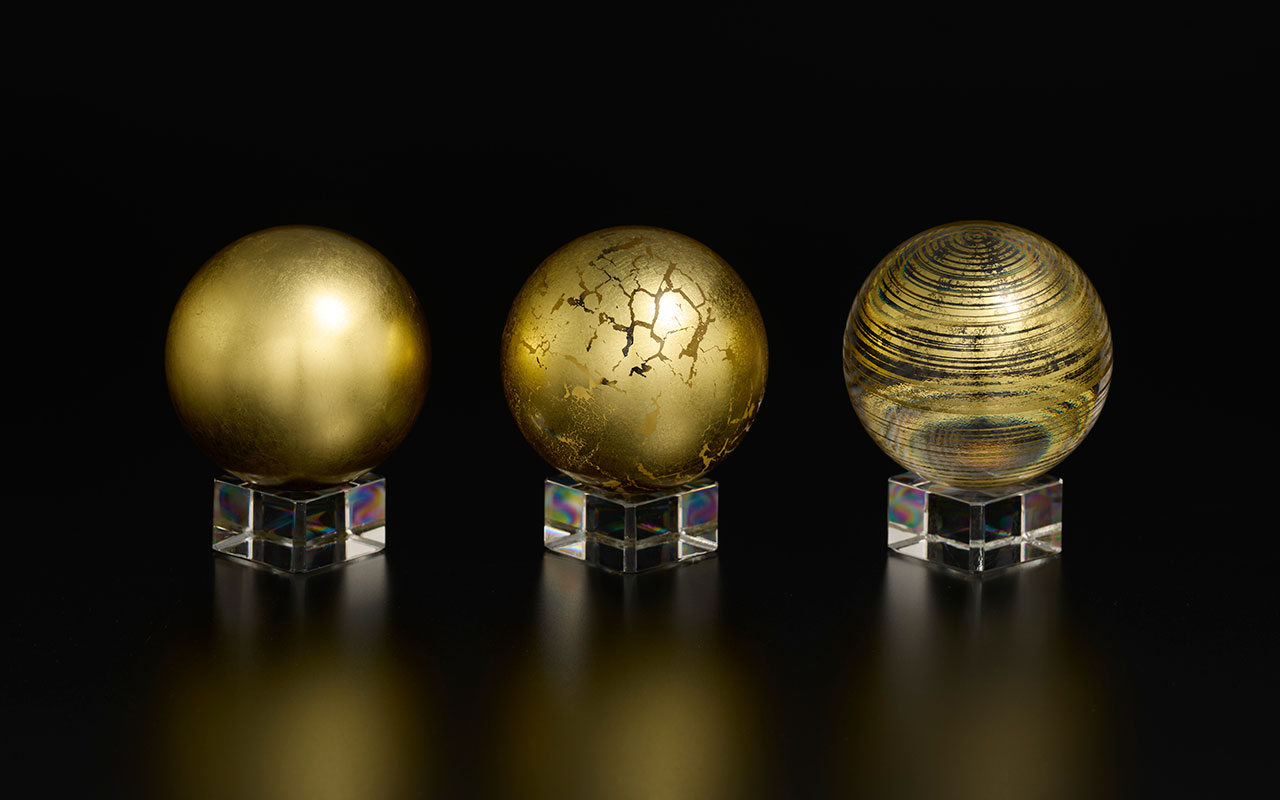 天体 SPHERE 3種（GOLD・CRACK・STRIPE）