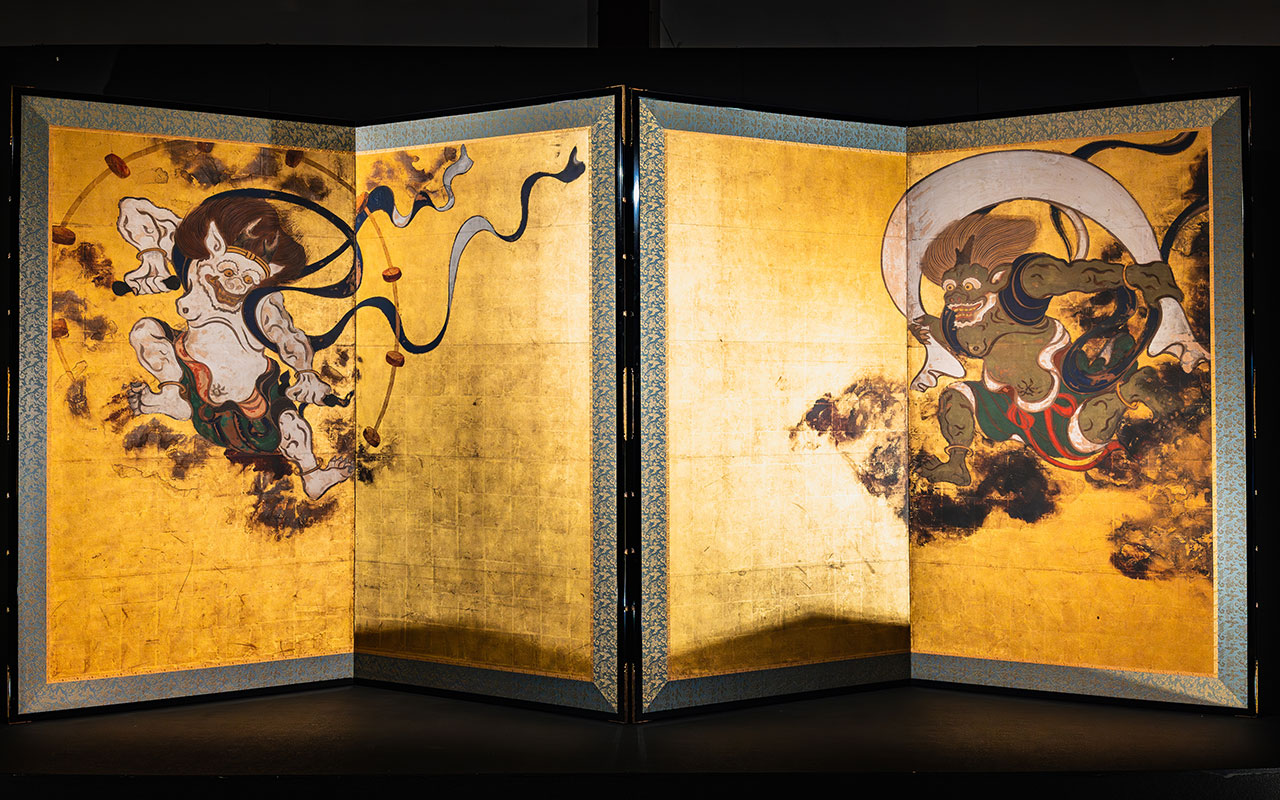 建仁寺所蔵 俵屋宗達 風神雷神図屏風 レプリカ