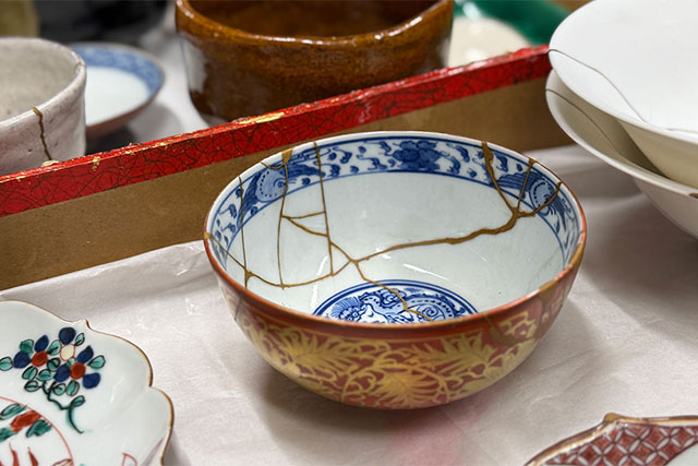 一本杉 川嶋｜被災した器の金継ぎ修復